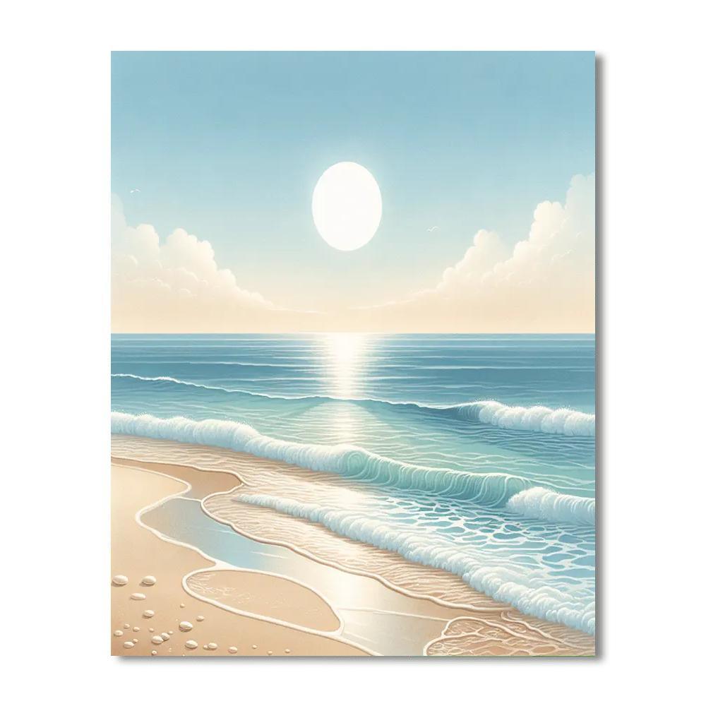 Ocean Breeze Sanctuary Numbered Painting Kits