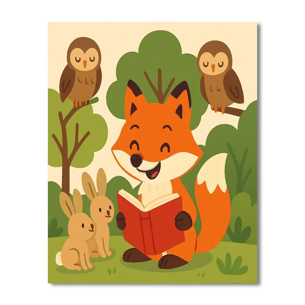Clever Fox Storybook Paint By Color