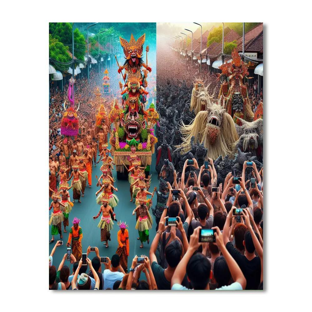 Balinese Day Of Silence - Indonesia Paint By Numbers Kits