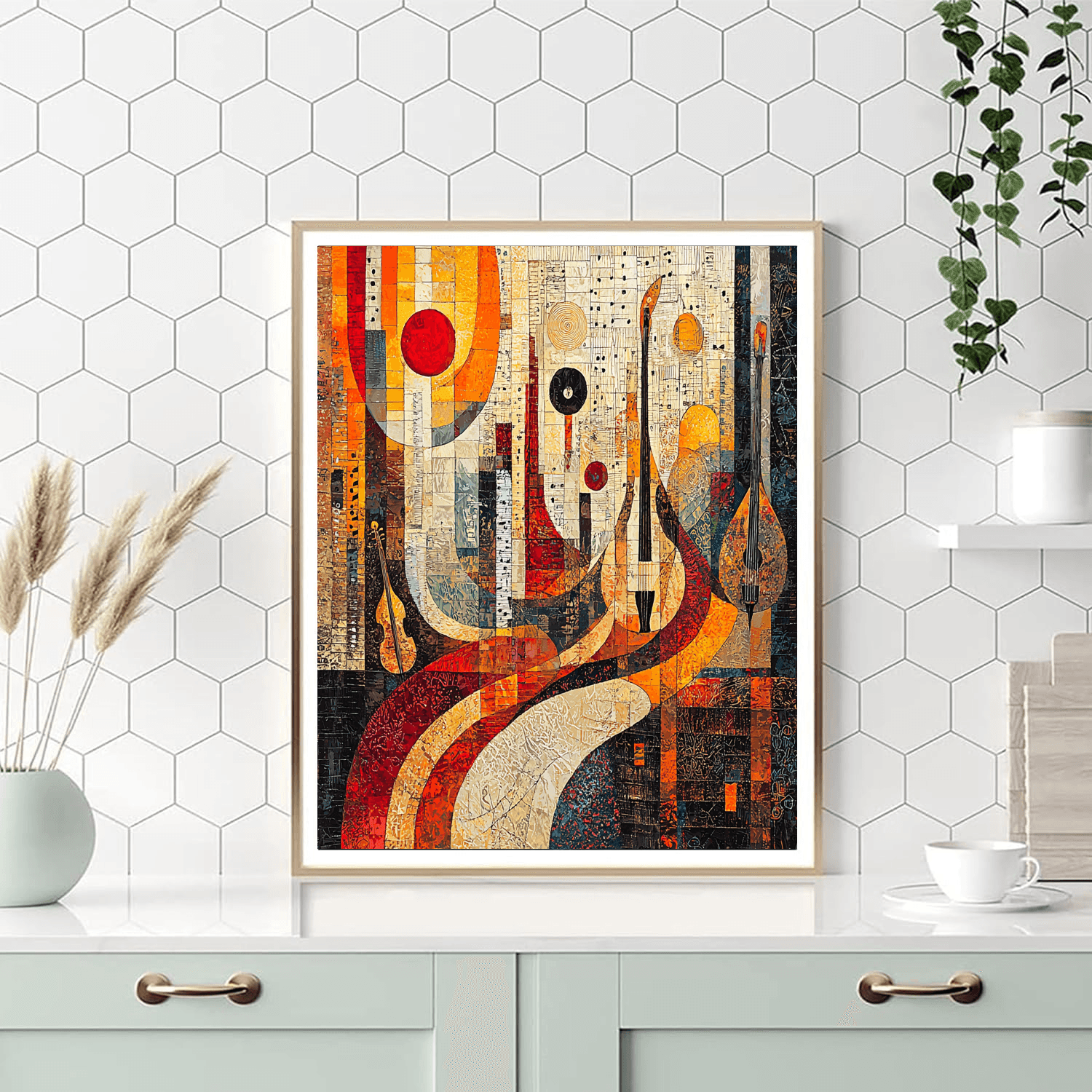 Paul Klee Inspired Elegant Symphony  Paint By Numbers Art