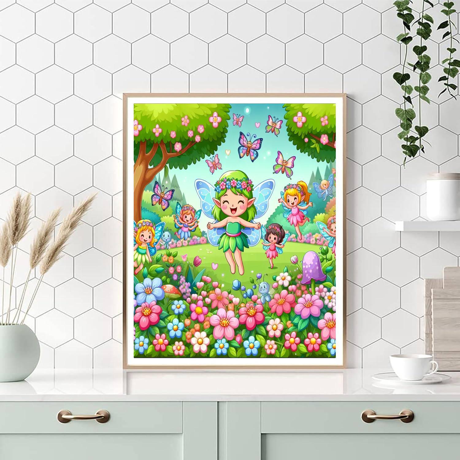 Creative Fairy Garden Numbered Painting Kits
