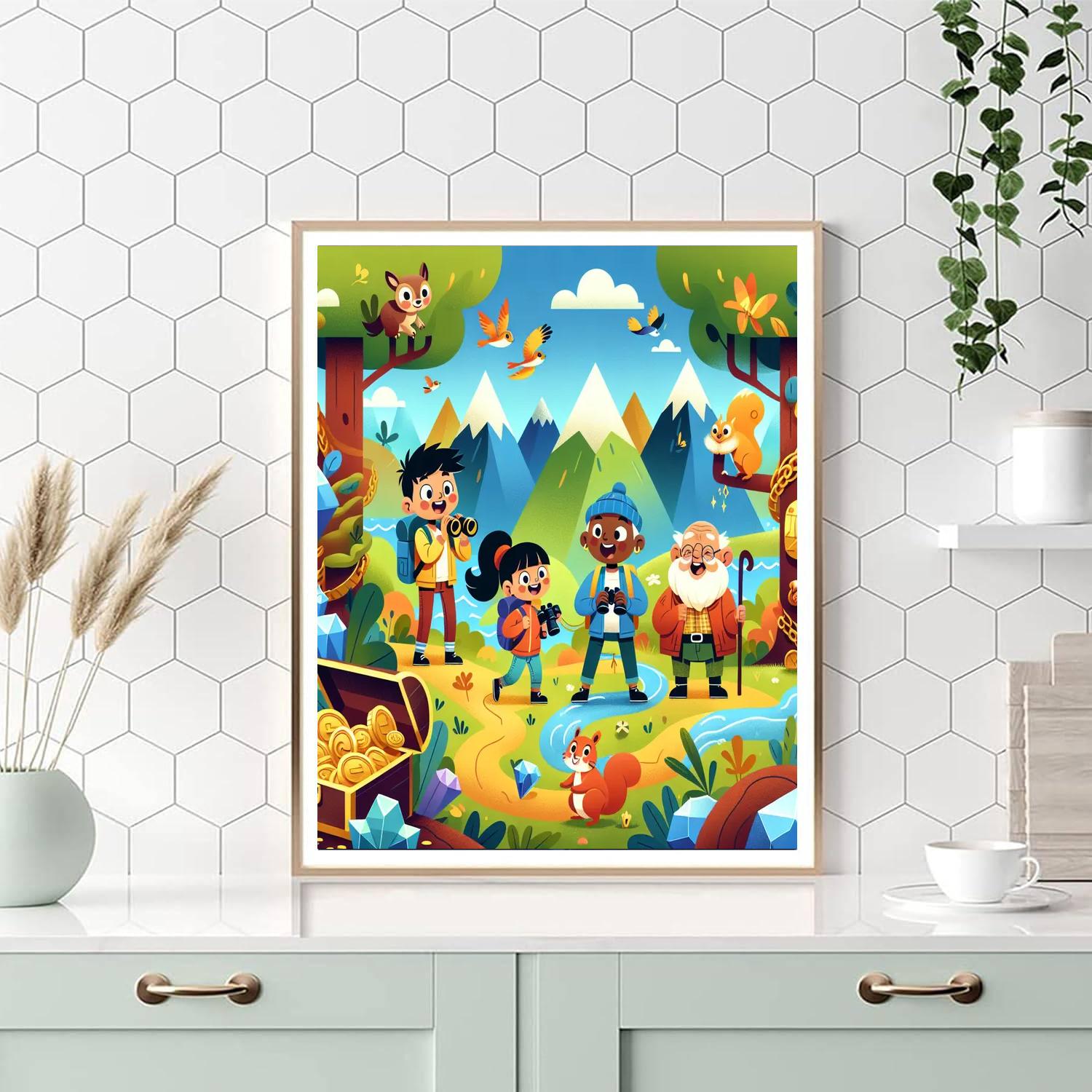 The Adventure Of Little Explorers DIY Paint By Numbers