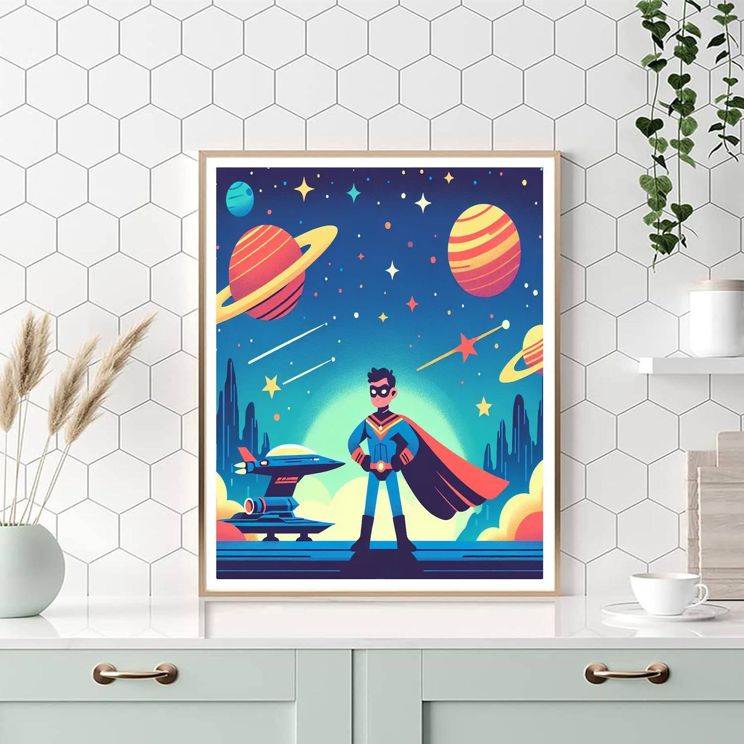 Galaxy Hero Adventure Numbered Painting Kits