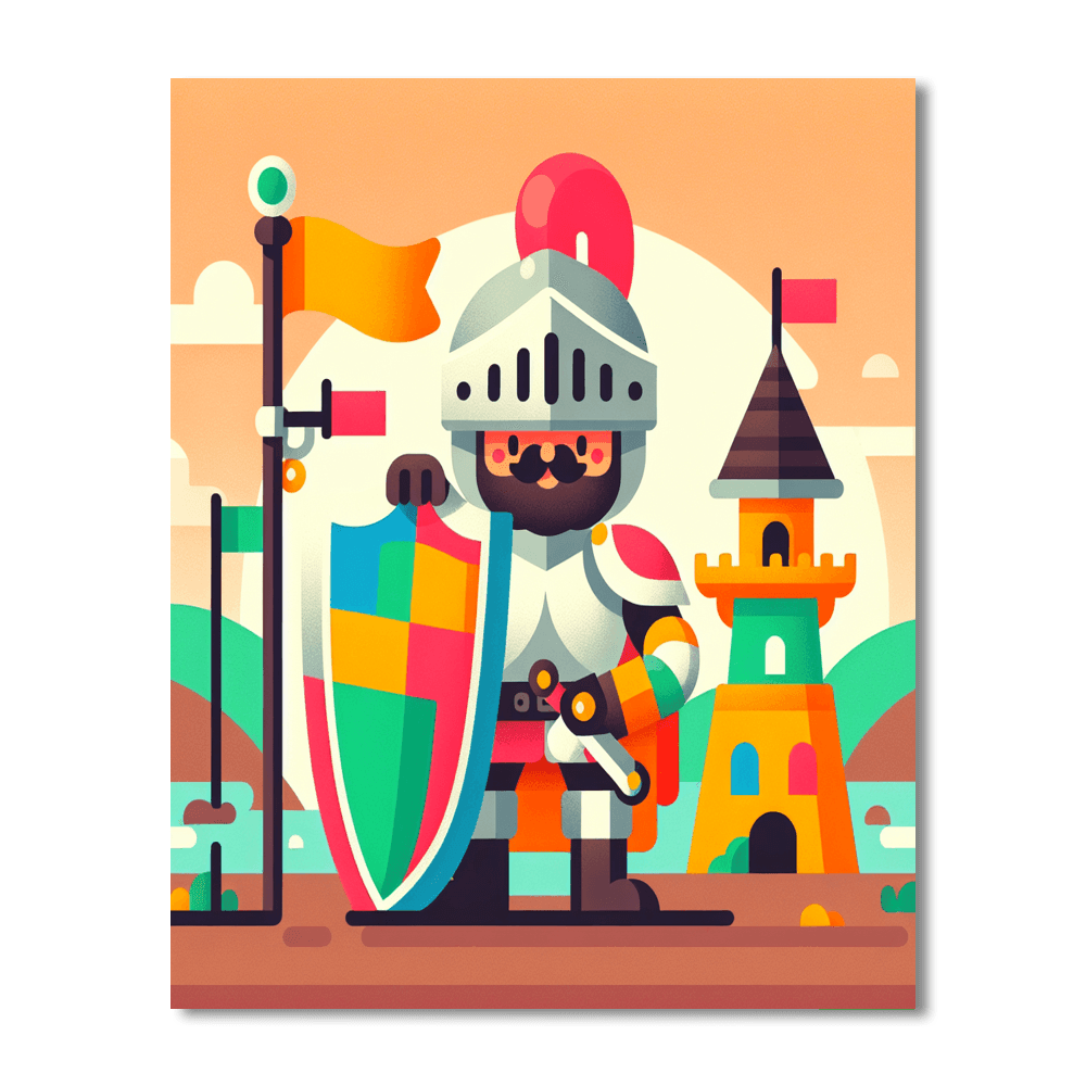 Knights And Castles Quest DIY Paint By Numbers