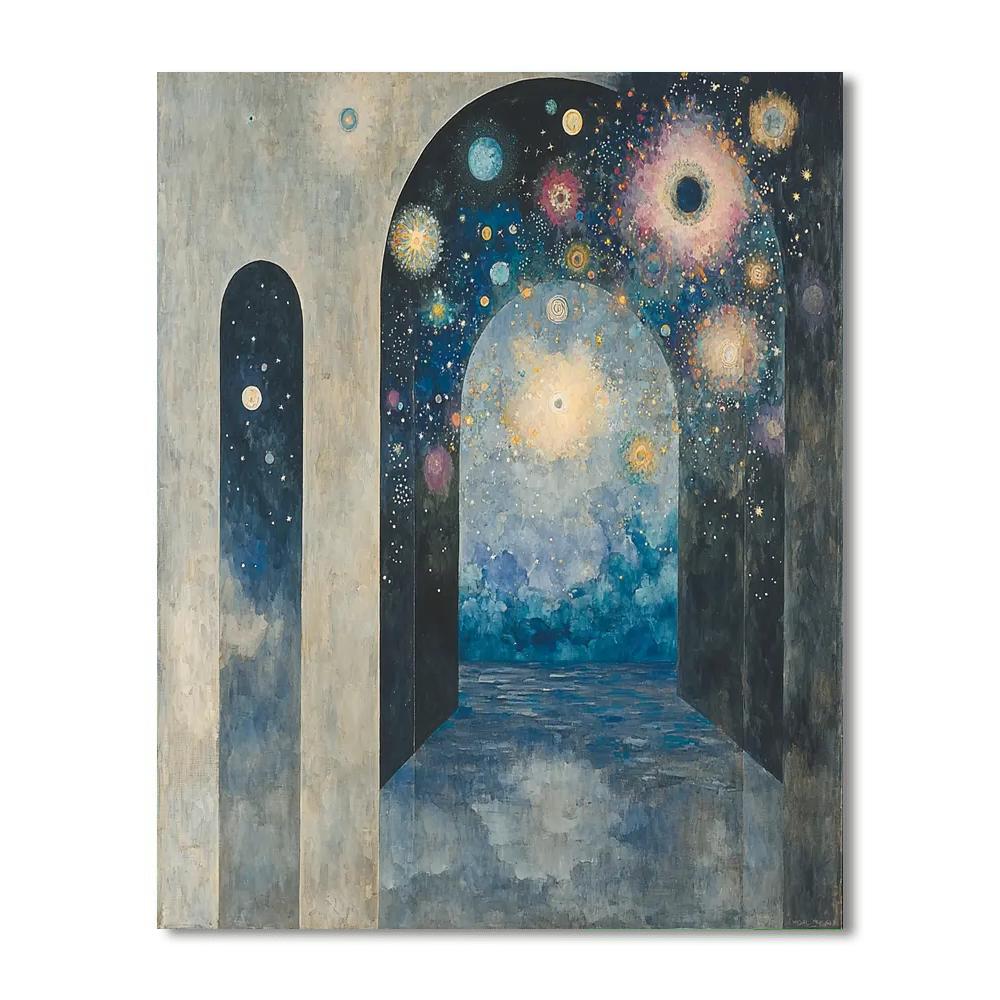 Max Ernst Inspired Elysian Reverberations  Paint By Numbers Art