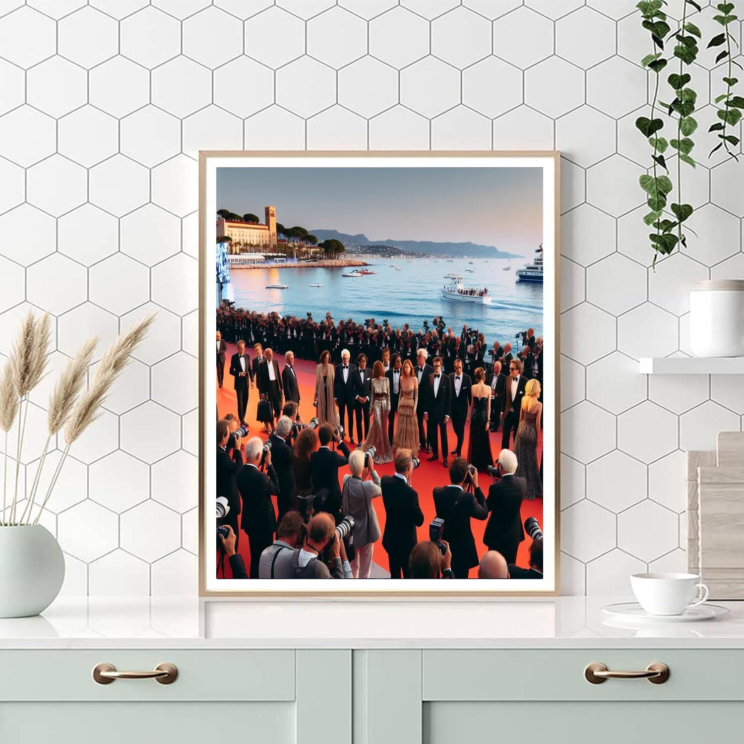 The Cannes Film Festival - Cannes, France Numbered Painting Kits