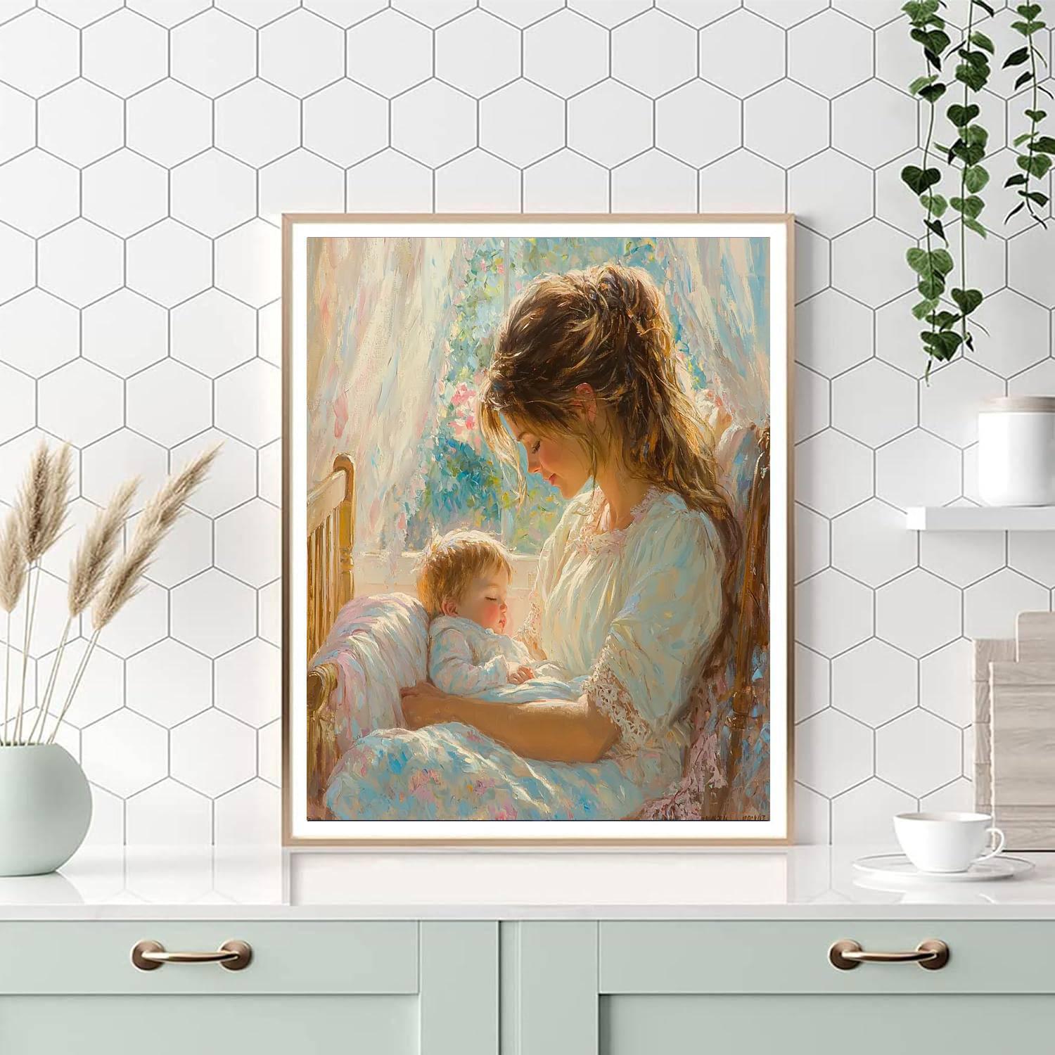 Eternal Bond Of Lullabies Number Painting