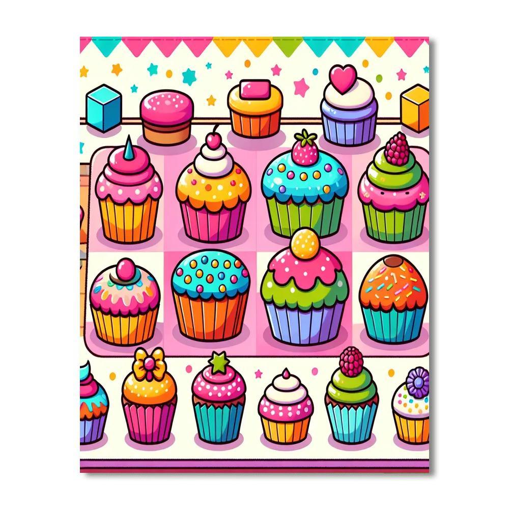 Creative Cupcakes Paint By Number