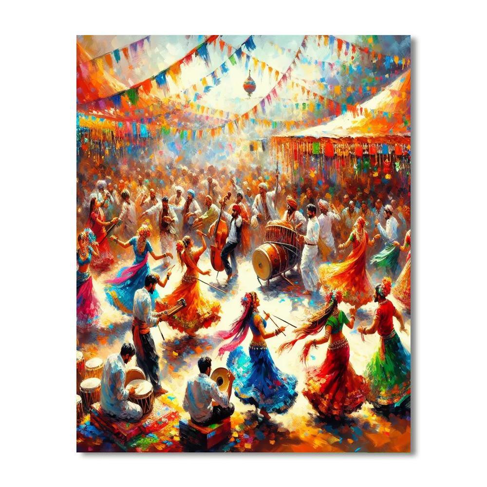 Dynamic Festival Fiesta Paint By Numbers