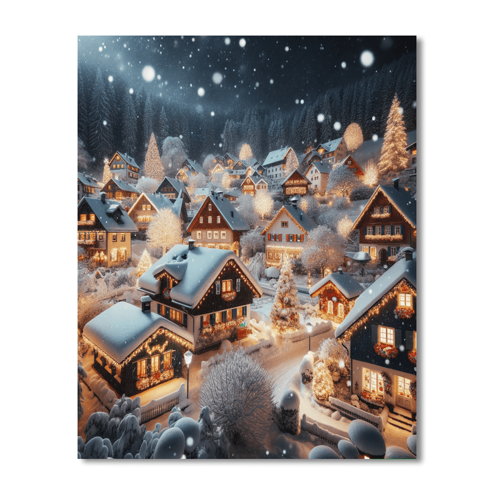 Winter's Night - DIY Painting By Numbers Kit