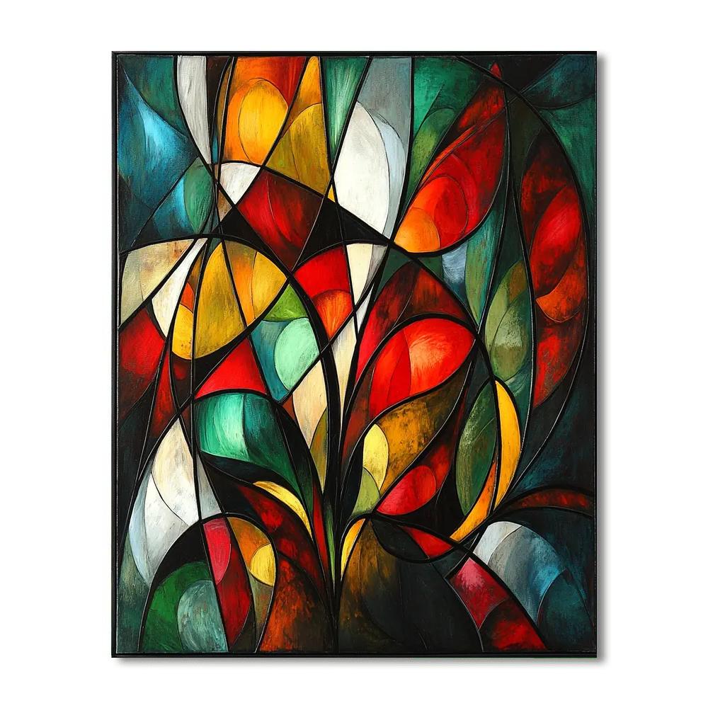 Frida Kahlo Inspired Vibrant Echoes  Painting Number Kit