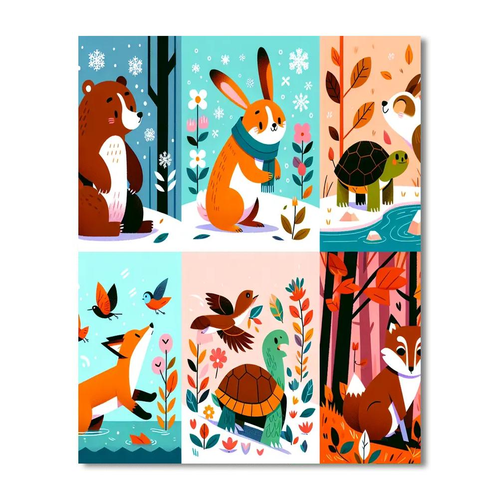 Delightful Seasons Paint By Number