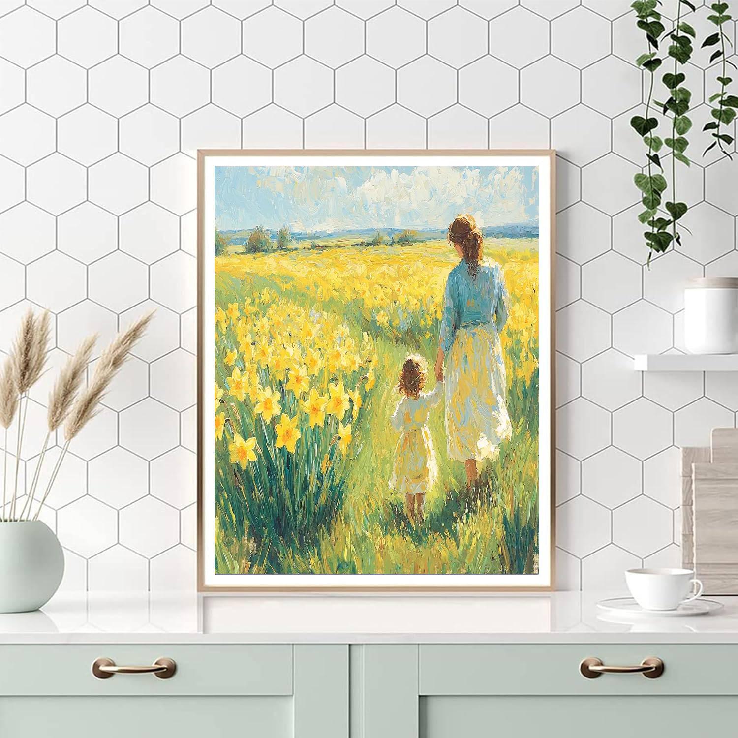 Breath Of Spring Number Painting