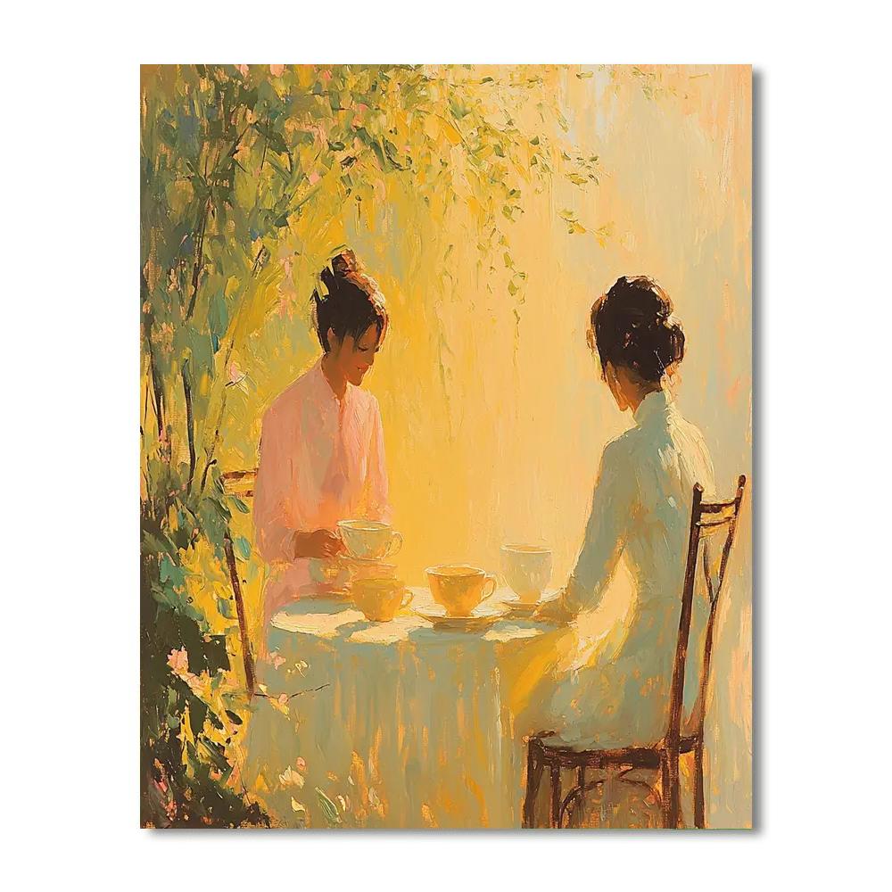 Mom's Evening Tea Paint By Number