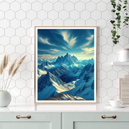 Mystic Mountain Vista Paint By Number