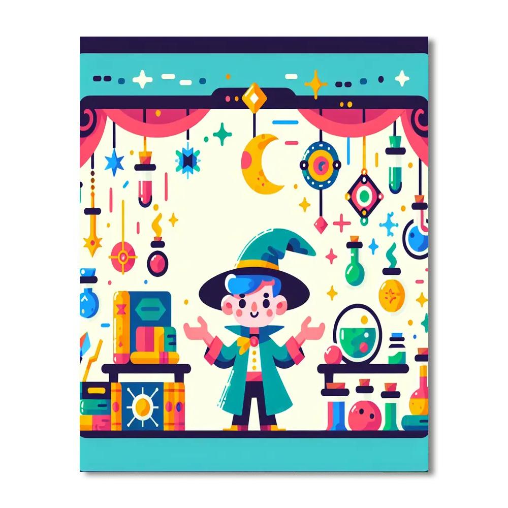Magician's Workshop Paint By Number