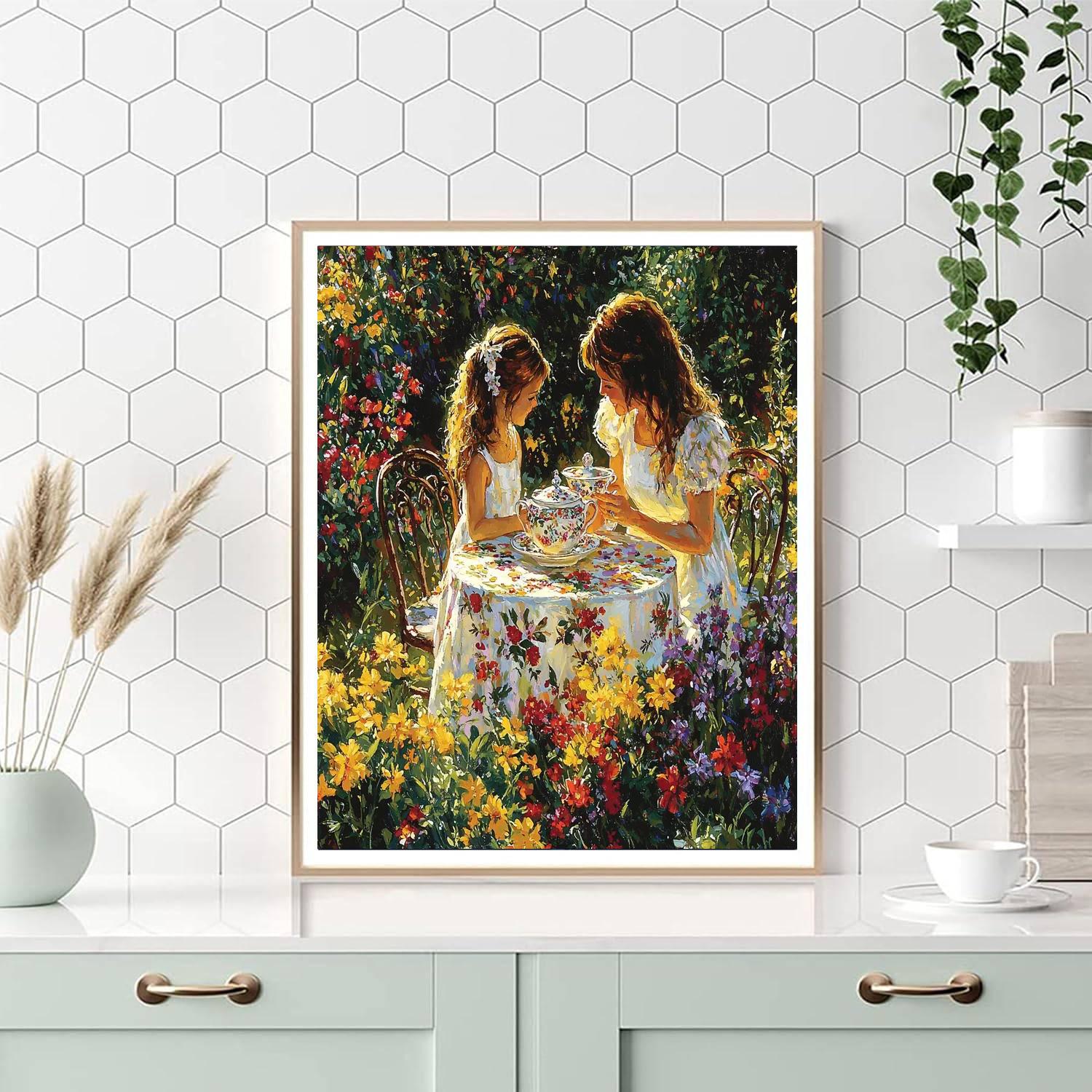 Mother's Day Tea Party Paint By Number
