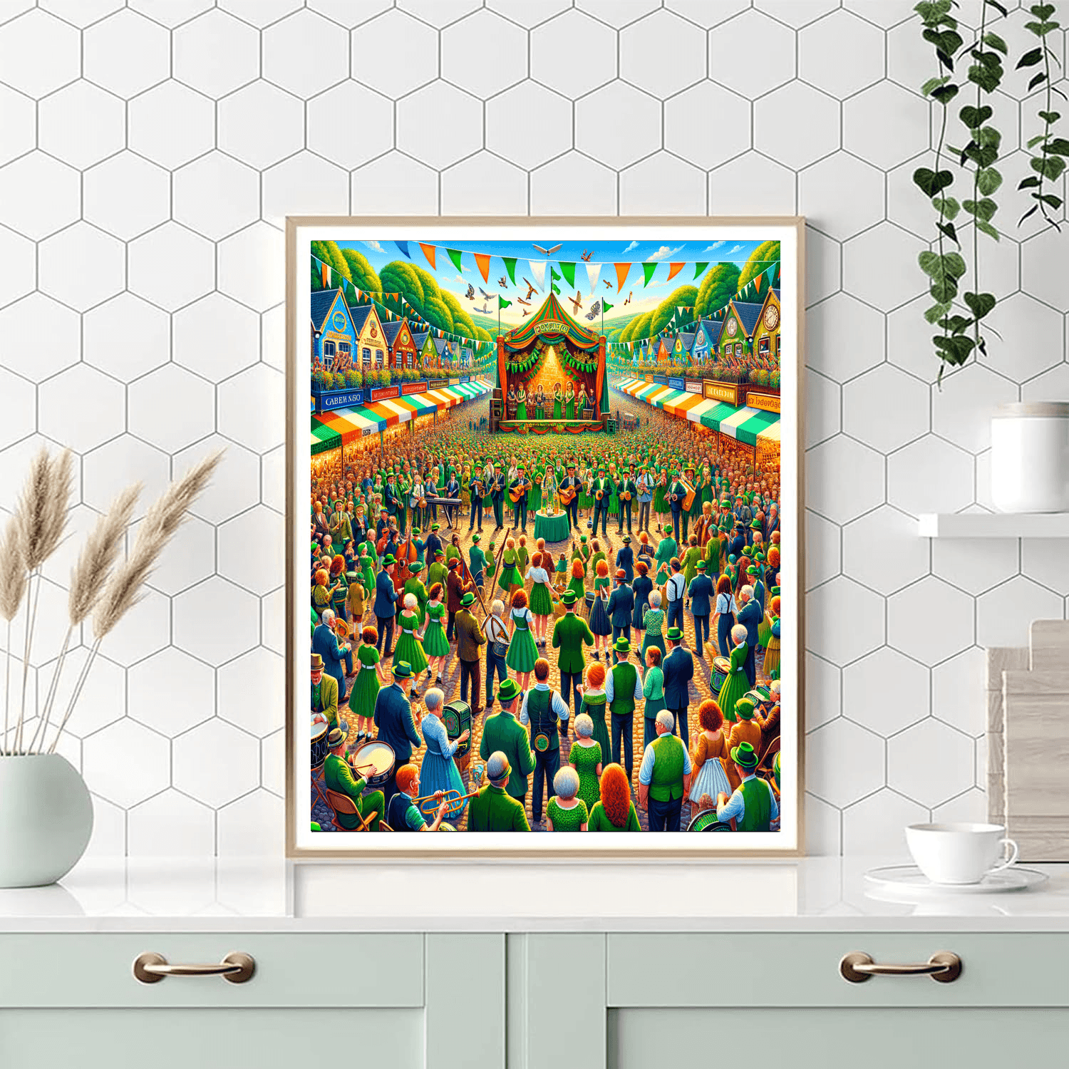 Shamrock Fest - Usa Numbered Painting Kits