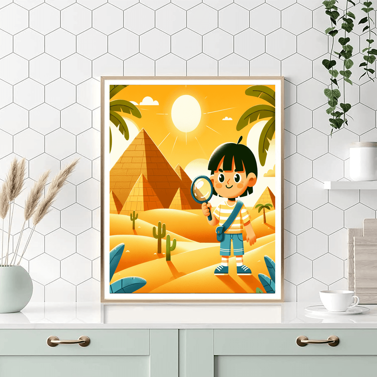 Ancient Egyptian Explorer Paint By Numbers
