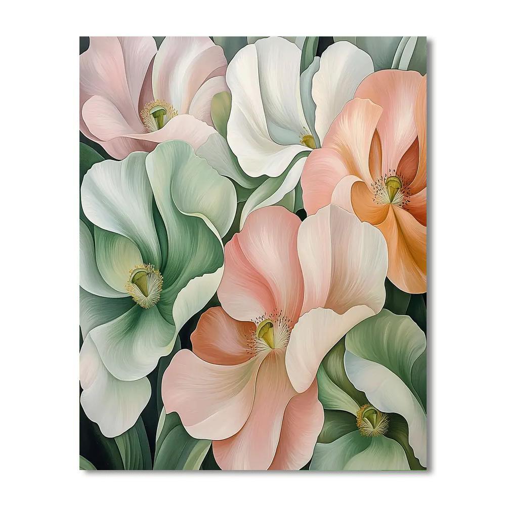 O'Keeffe Inspired Floral Essence  Painting By Numbers Kit