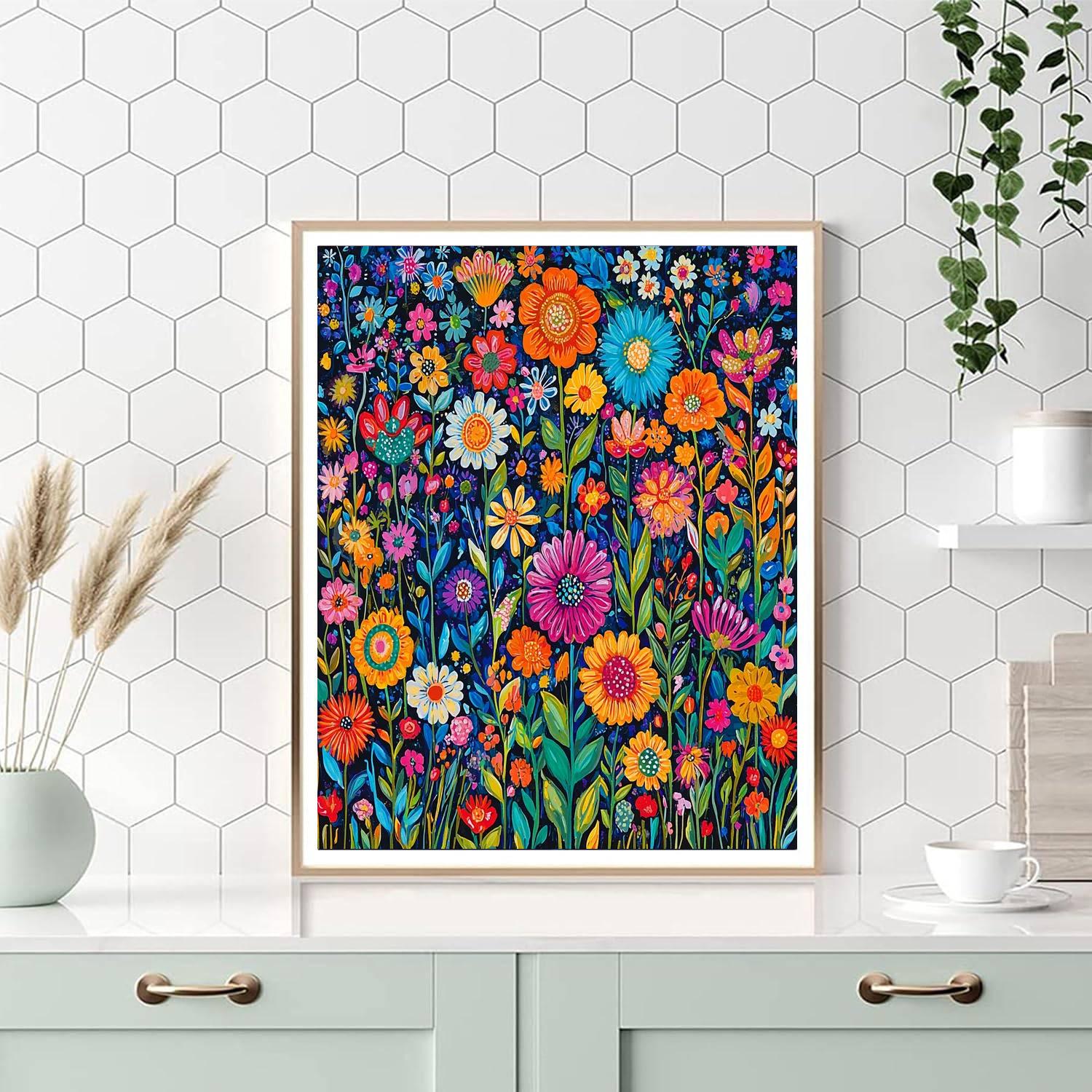 Frida Kahlo Inspired Whispers Of Growth  Painting Number Kit