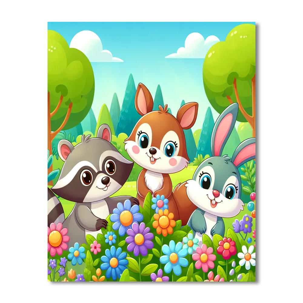 Curious Critter Expedition Numbered Painting Kits