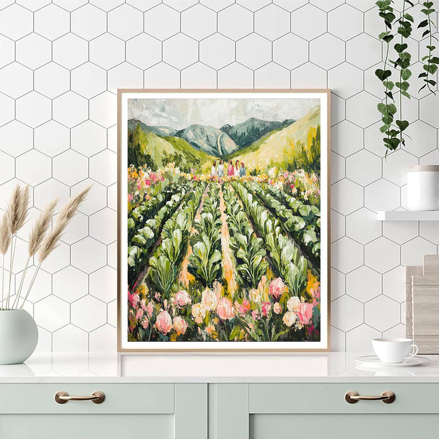Mother's Garden Painting Number Kit
