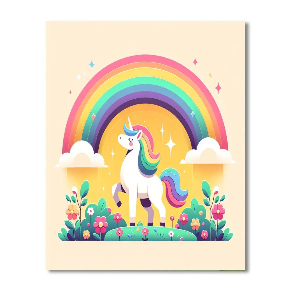 Mystical Unicorn Tale Paint By Number