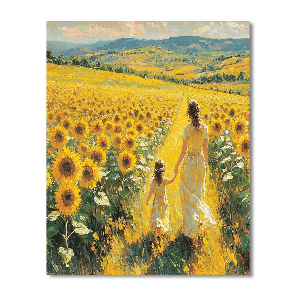 Fields Of Forever Love Painting Number Kit