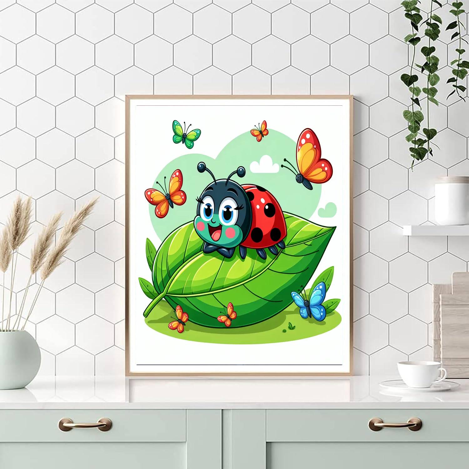 Insect Adventures DIY Paint By Numbers