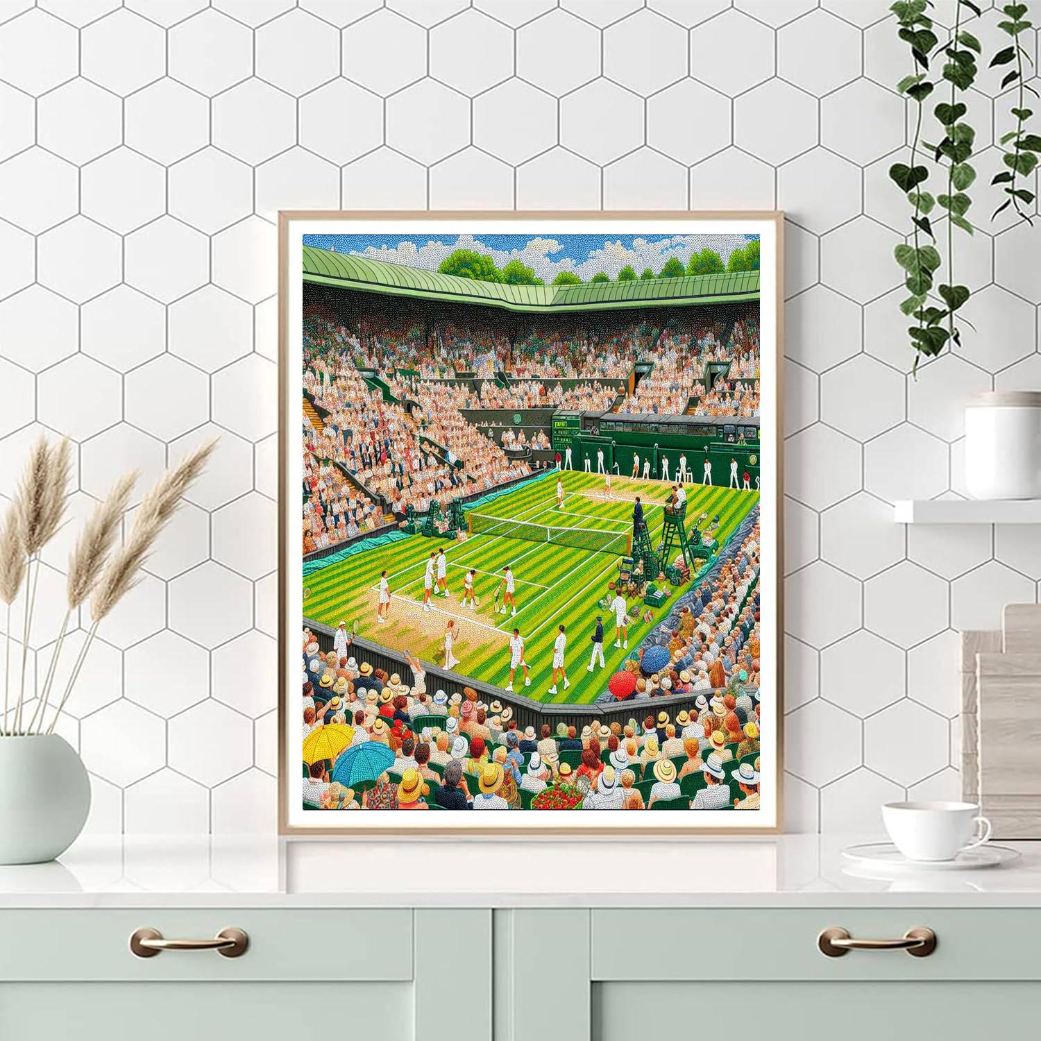 Wimbledon - England Number Painting