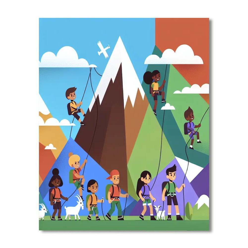 Magic Mountain Expedition Paint By Color