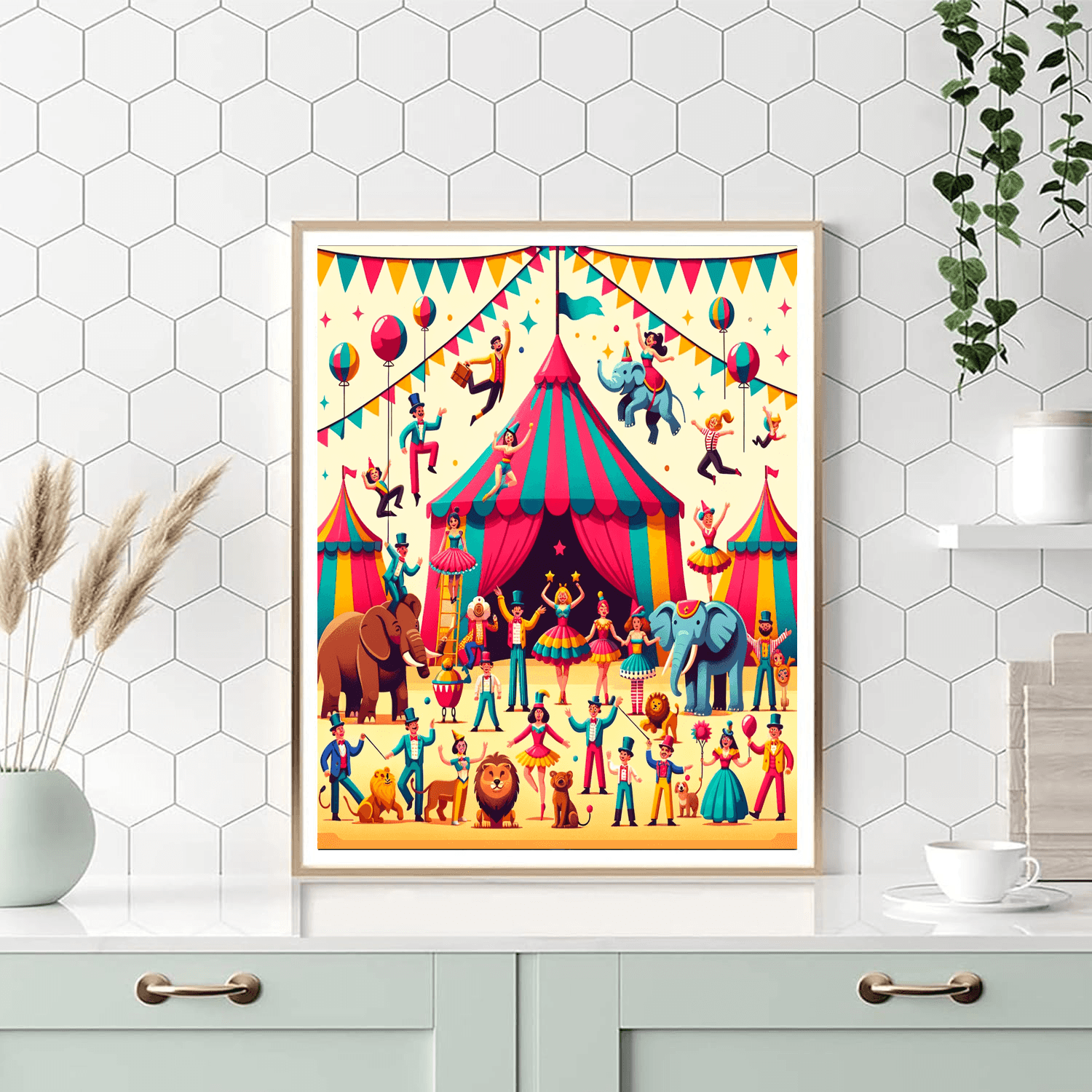 Circus Carnival Celebration Paint By Numbers Kits