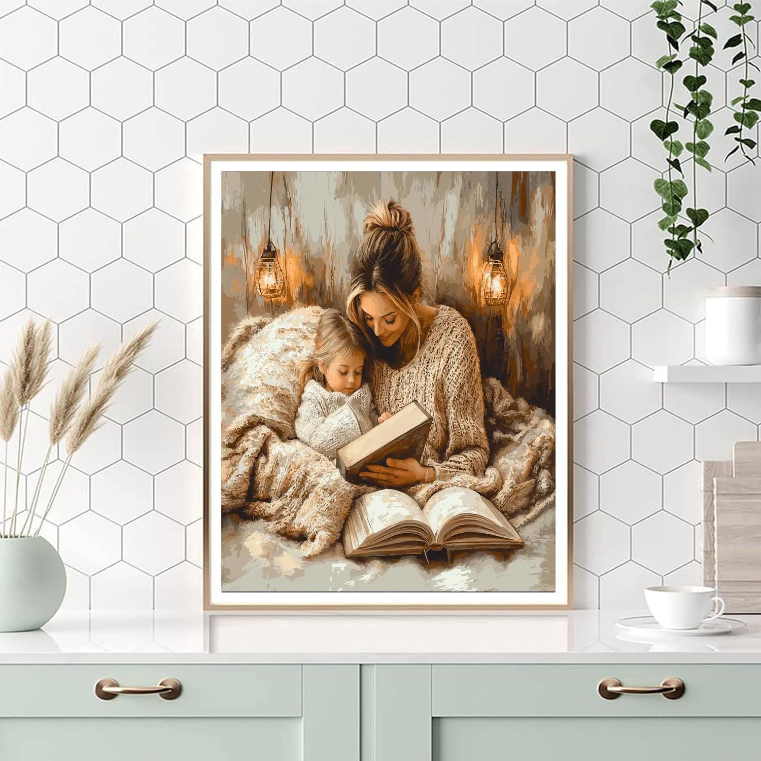 Cozy Cuddle Time Numbered Painting Kits