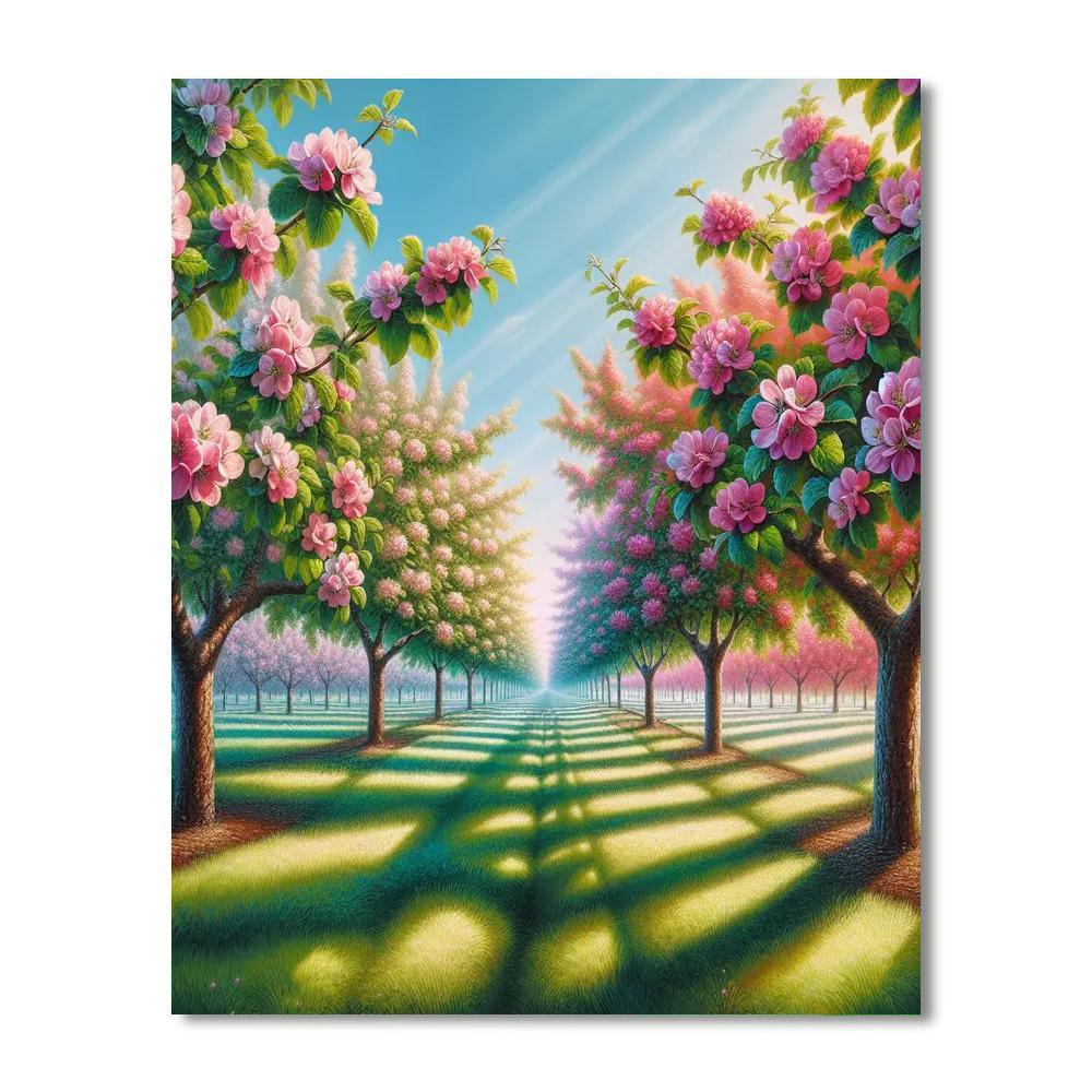 Rustic Orchard Splendor DIY Paint By Numbers