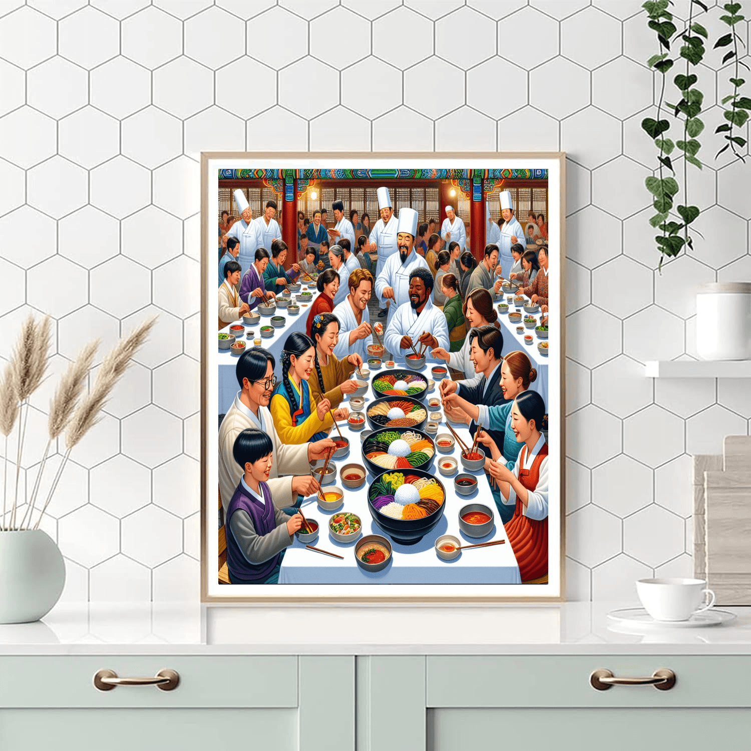 Korea’s Jeonju Bibimbap Festival DIY Paint By Numbers