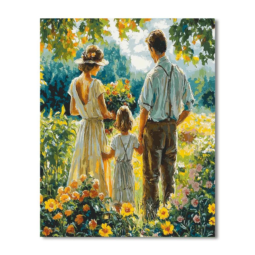An Afternoon In The Garden Numbered Painting Kits