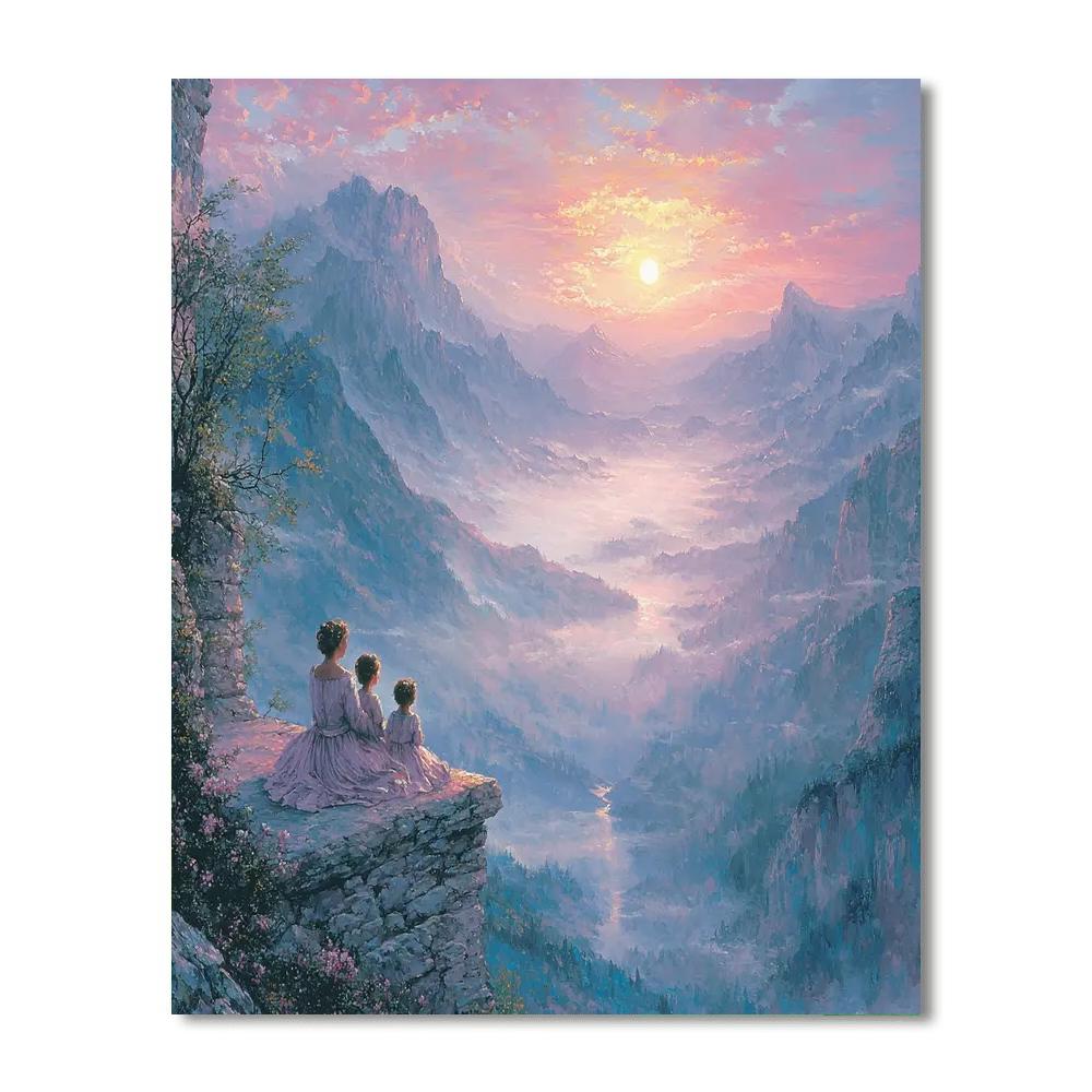 Mystic Mountain Mornings Paint By Number