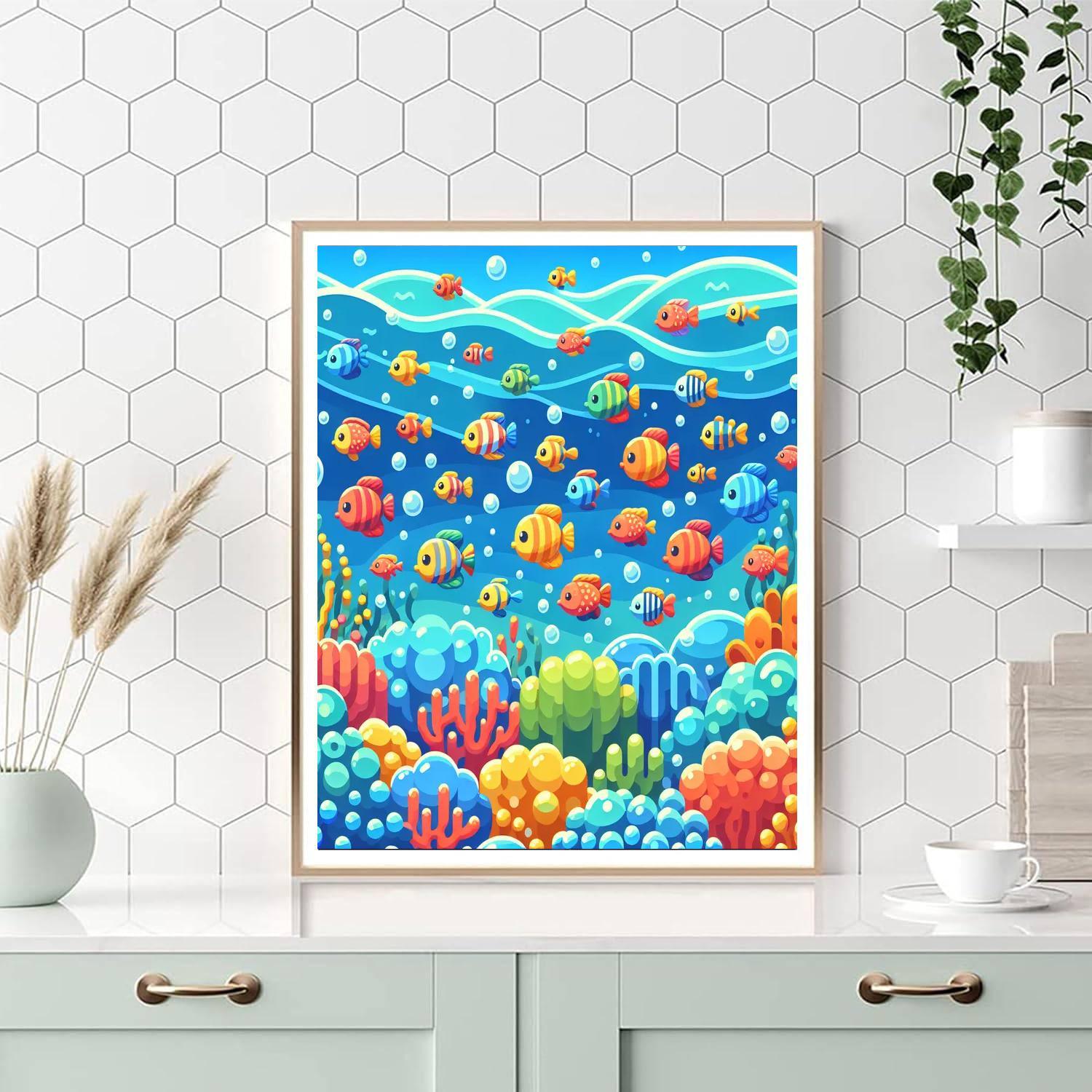 Vibrant Ocean Adventures Paint By Number