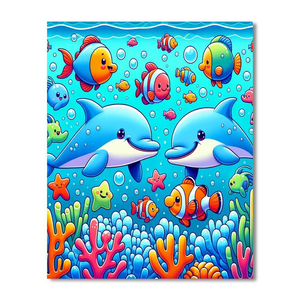 Exploring The Deep Blue Sea Paint By Color