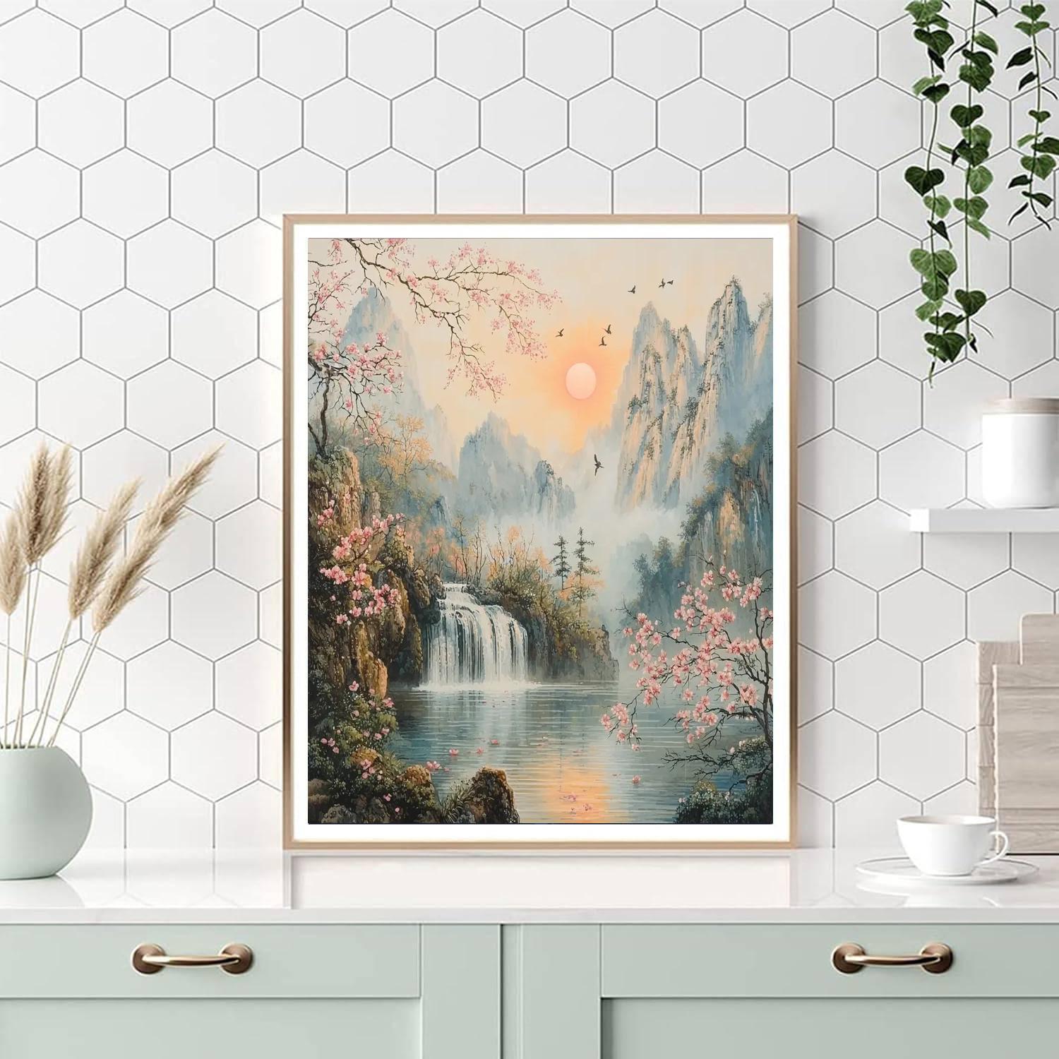 Zhao Mengfu Inspired The Essence Of Harmony  Paint By Number