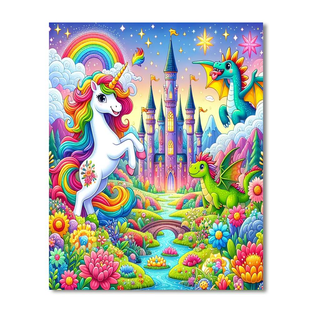 Exploring Magical Lands Paint By Numbers Art