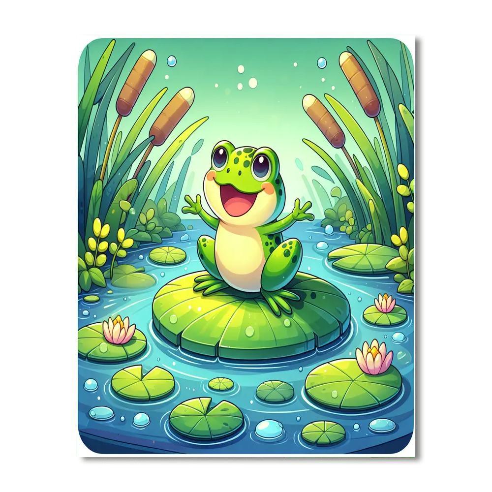 Happy Toad DIY Paint By Numbers