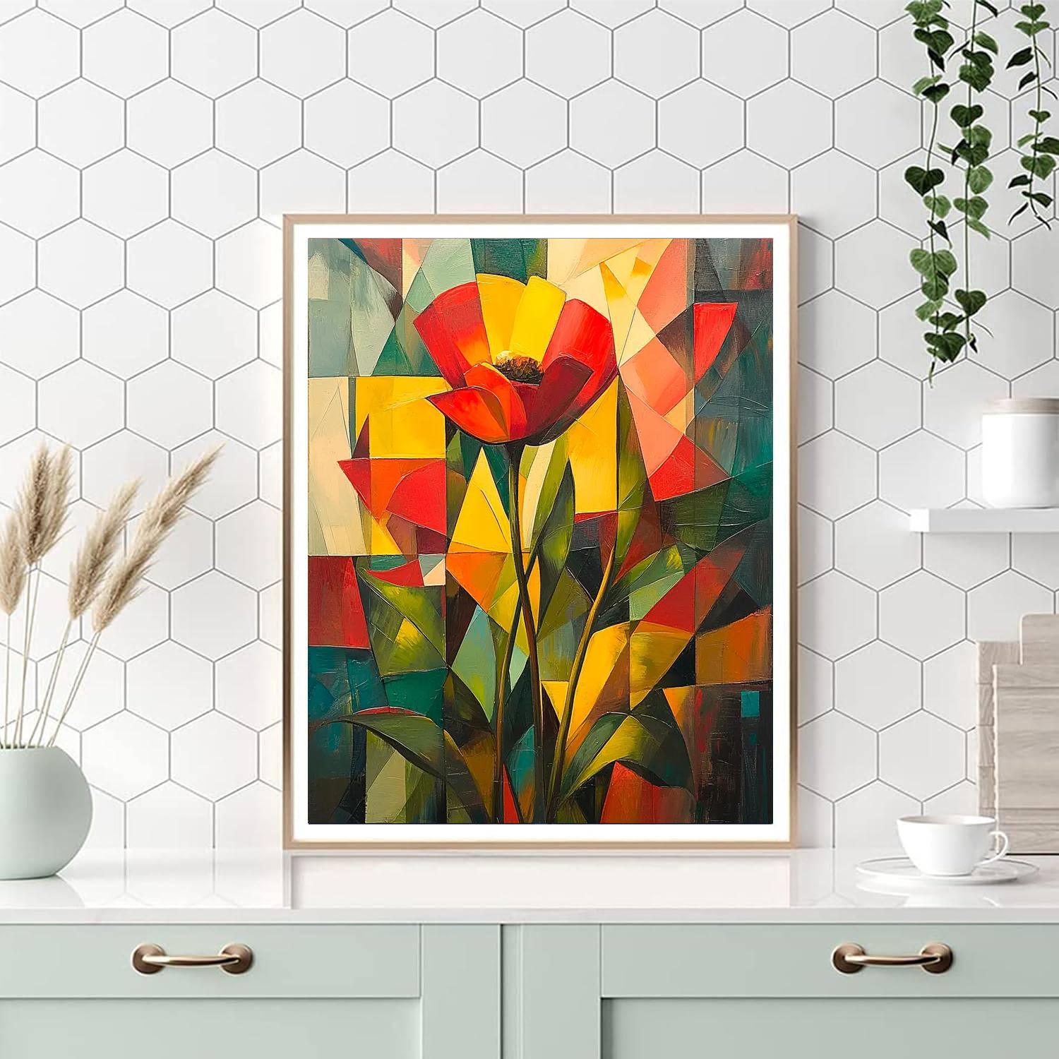 Paul Cézanne Inspired Mystic Floral Impressions  Paint By Number