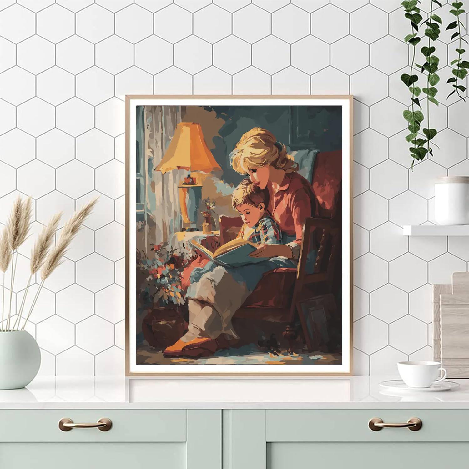 Bedtime Tales With Mom DIY Paint By Numbers