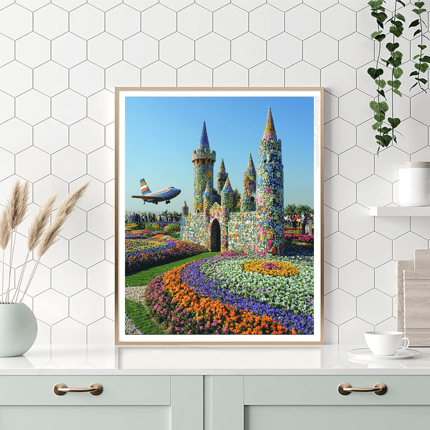 Dubai Miracle Garden - Uae Number Painting