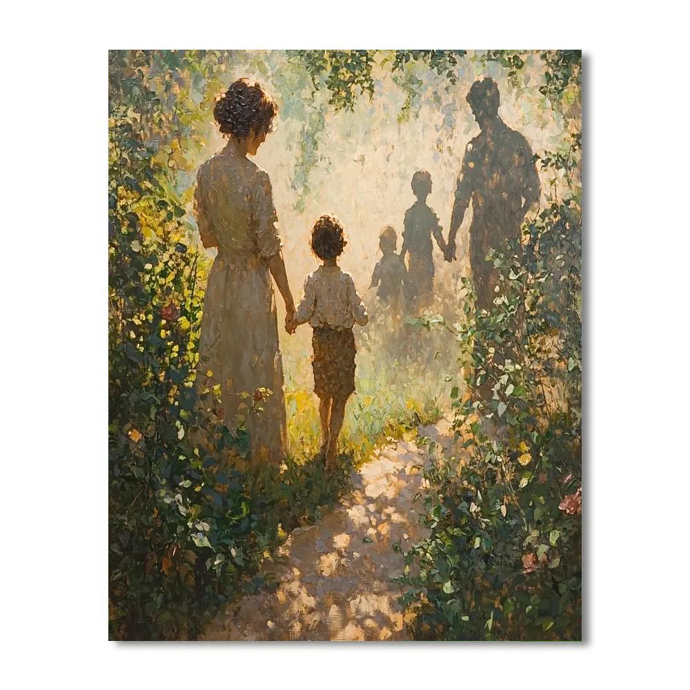 Holding Hands Through Time Paint By Numbers Kits