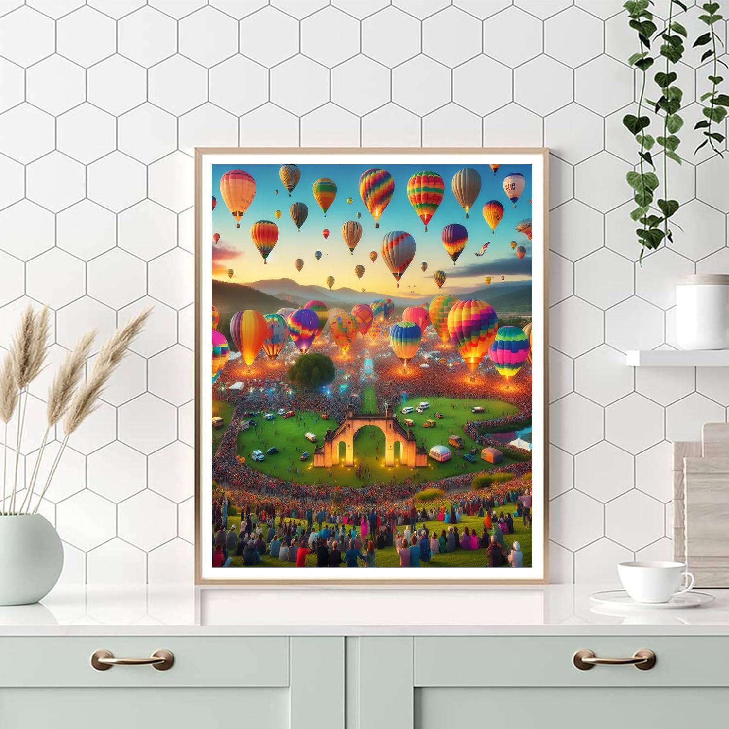 Balloon Fiesta - Bristol, England Painting Number Kit