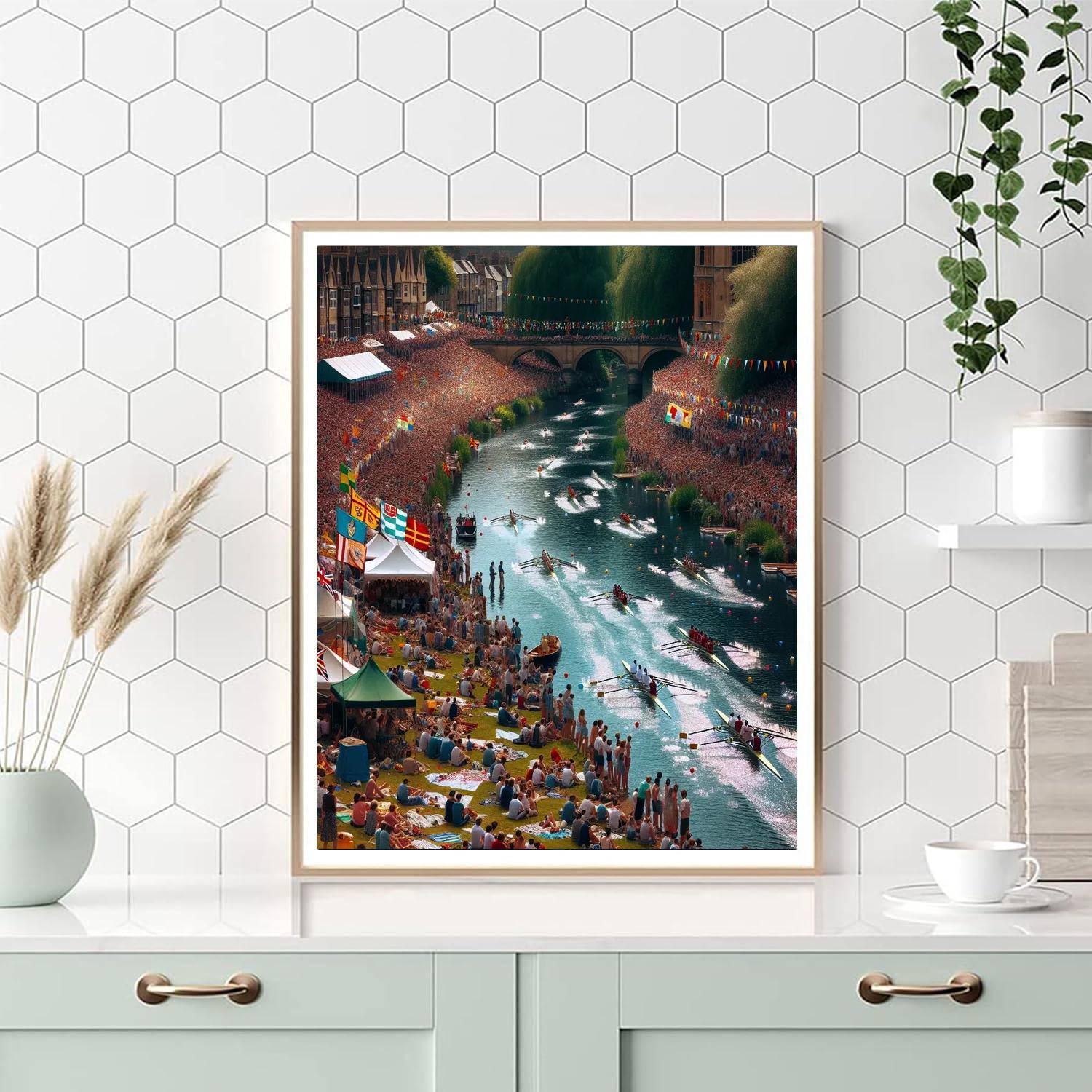 Harvard-yale Regatta Paint By Number