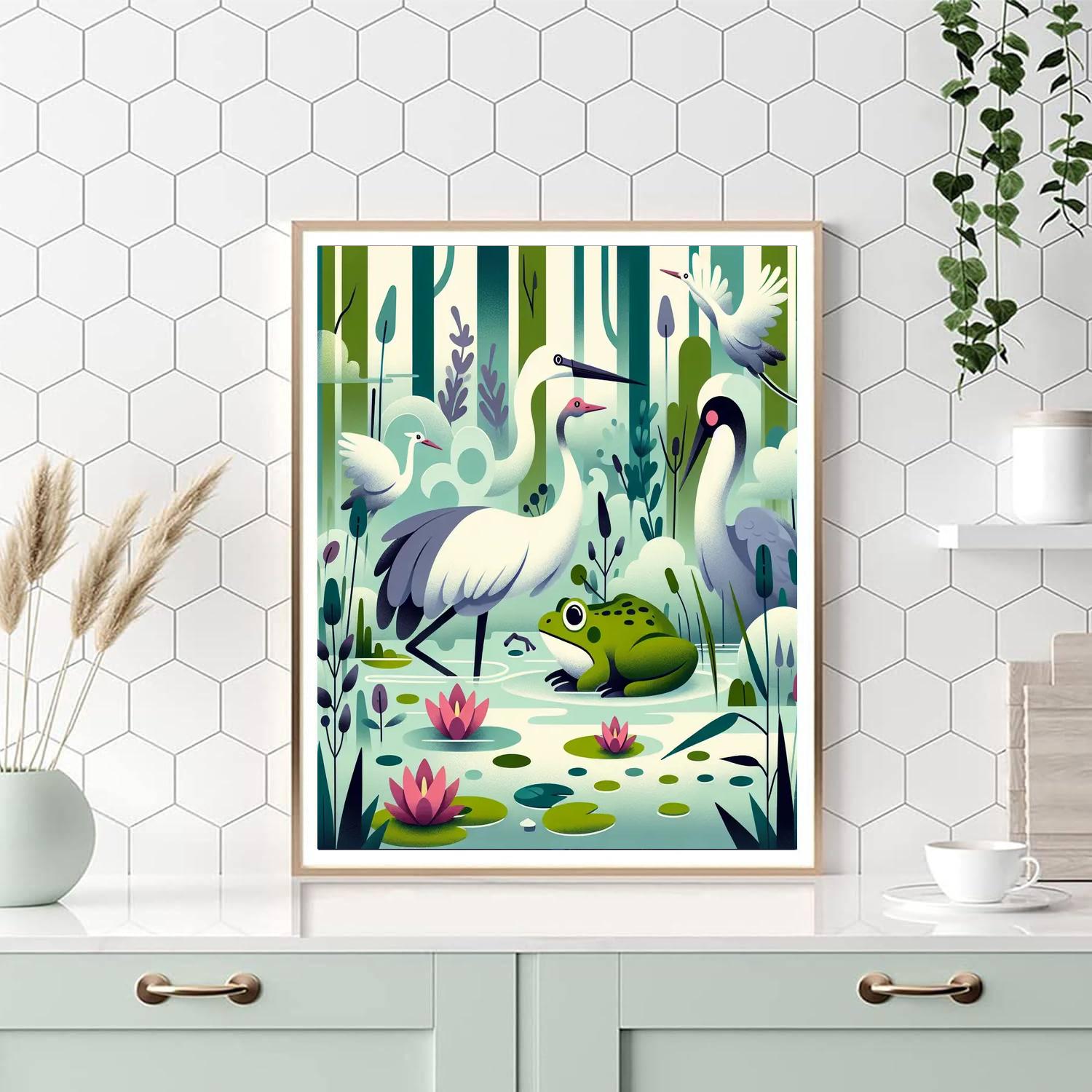 Mystery Of The Marshlands Numbered Painting Kits